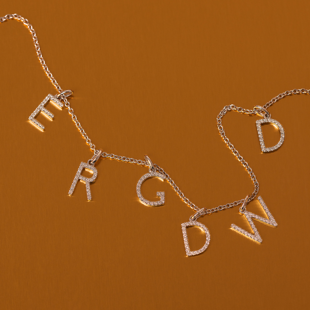 Love Letter Monogram Charm Necklace