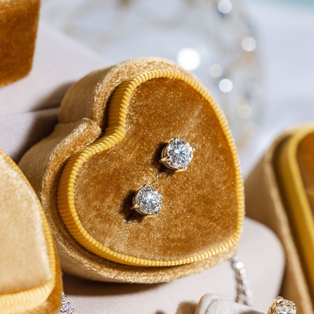 Stella Diamond Earrings - 2.00 carat Lab Grown Diamond Studs 18ct White Gold