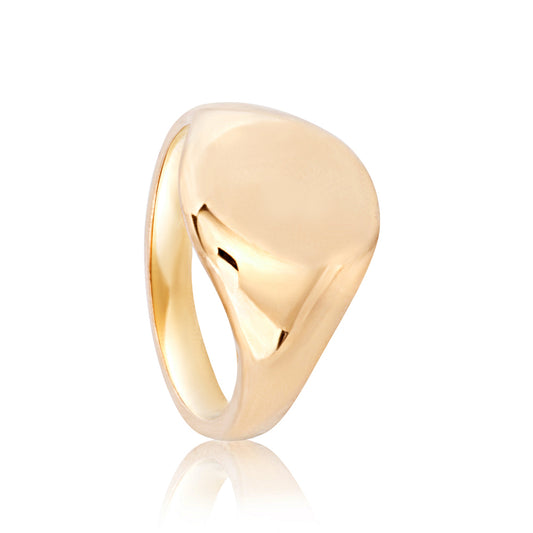 Chelsea Yellow Gold Signet Ring