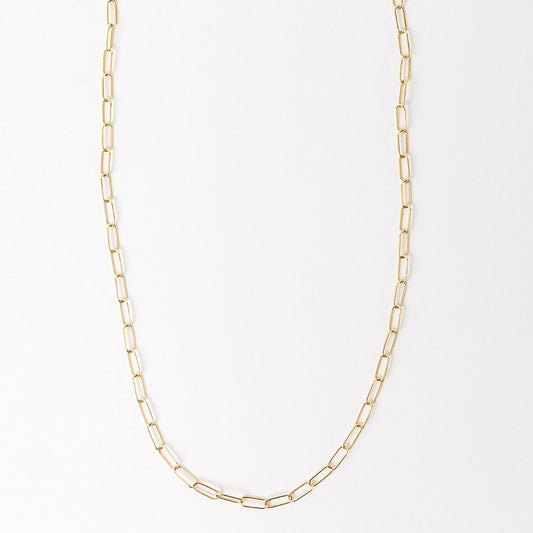 Caroline Cable Chain 18 Yellow Gold Necklace  - 60cm