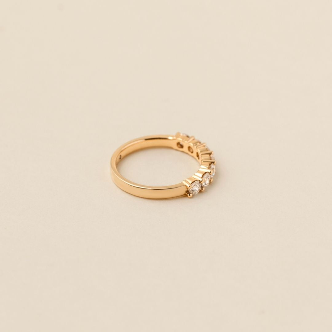 Marielle Diamond Ring - Lab Diamond Band 18ct Yellow Gold