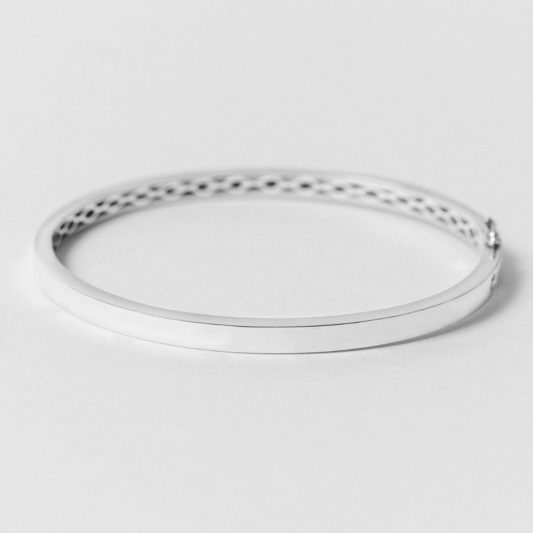 Mia Bangle 14k White Gold