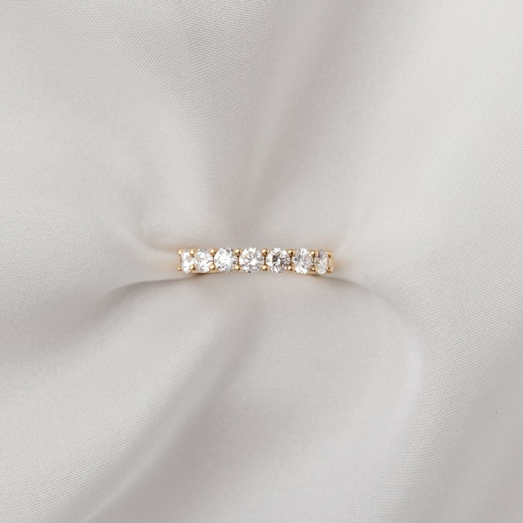 Marielle Diamond Ring - Lab Diamond Band 18ct Yellow Gold