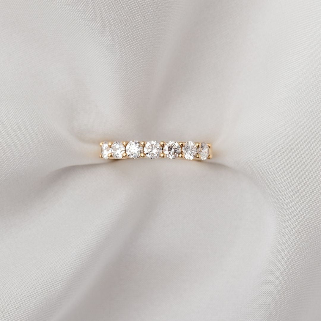 Marielle Diamond Ring - Lab Diamond Band 18ct Yellow Gold