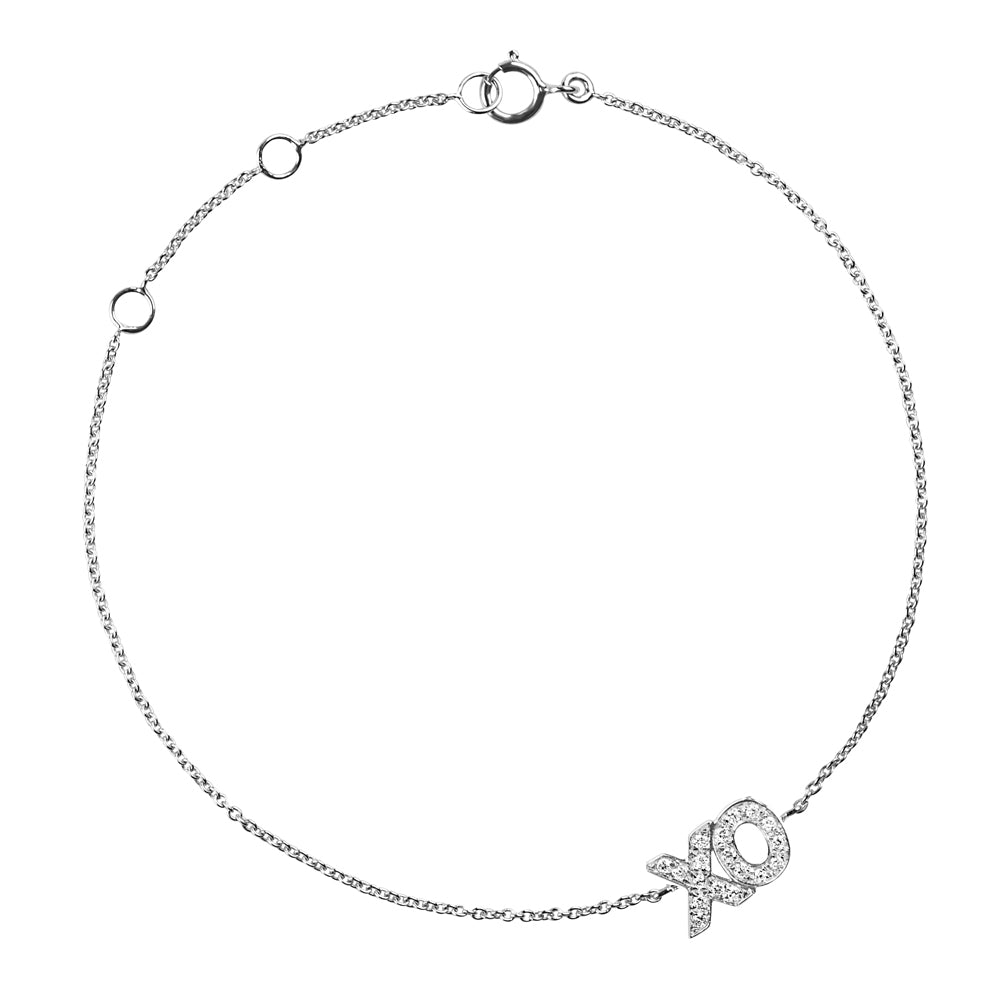 Diamond bracelet Monogram Style - ALOve