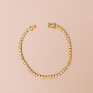 2.50 carat Diamond Tennis Bracelet 18 Yellow Gold