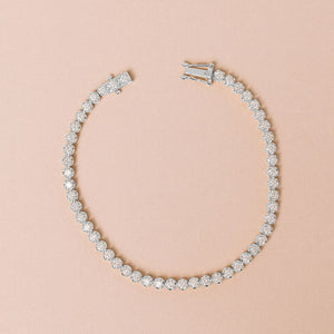 2.50 carat Diamond Tennis Bracelet 18 White Gold