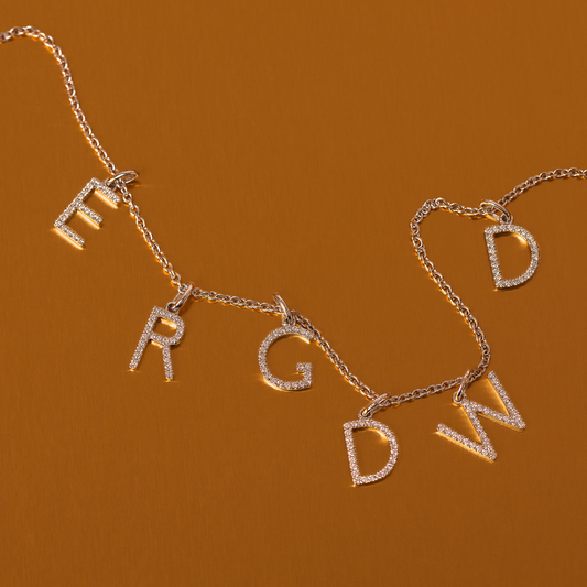 Love Letter Monogram Charm Necklace