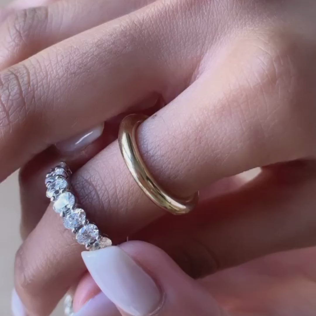 Orbit 3mm Ring Yellow Gold