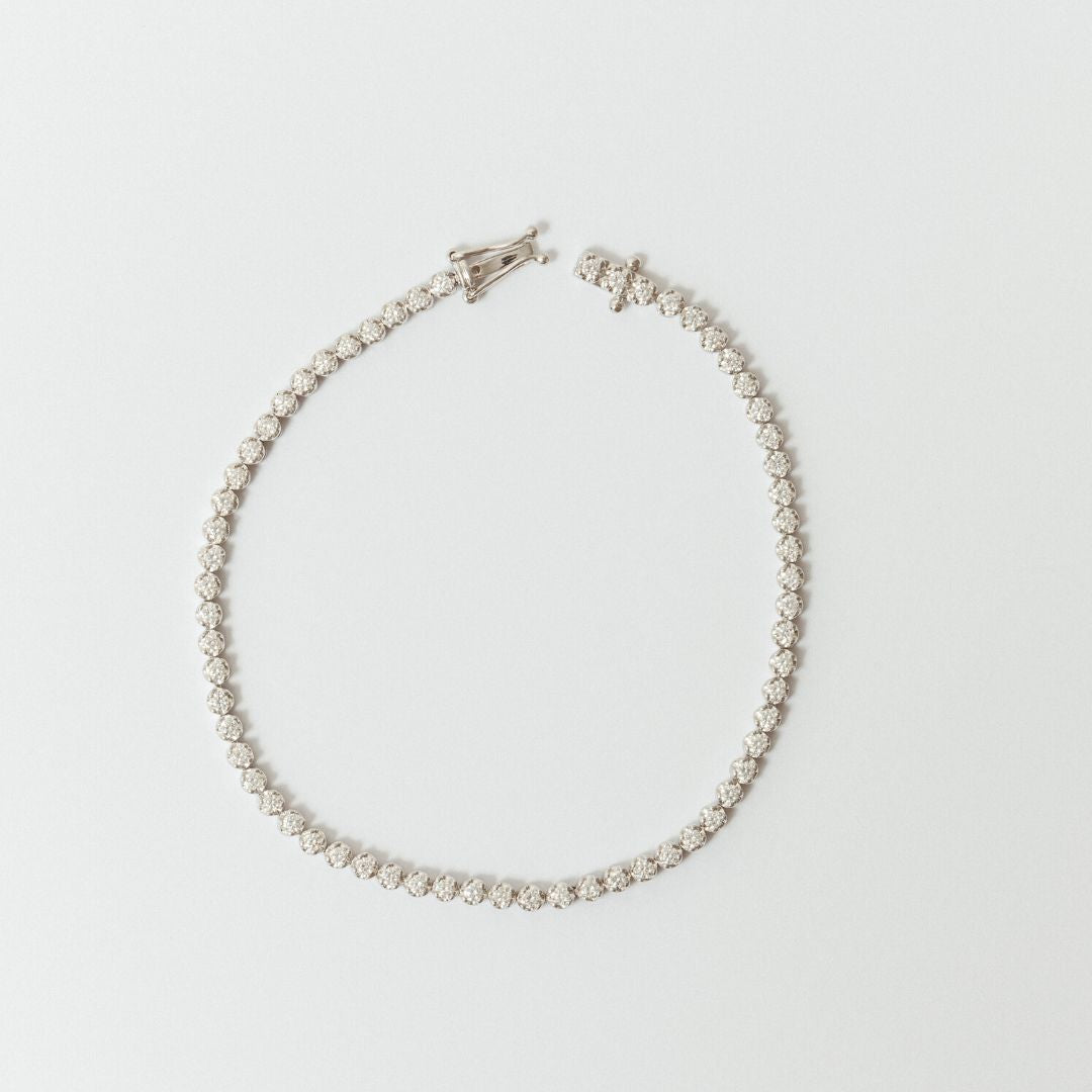 1.5 carat Diamond Tennis Bracelet 18 White Gold