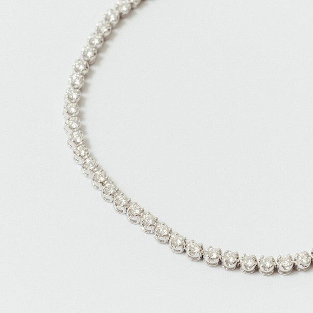 2 carat Diamond Tennis Bracelet 18 White Gold