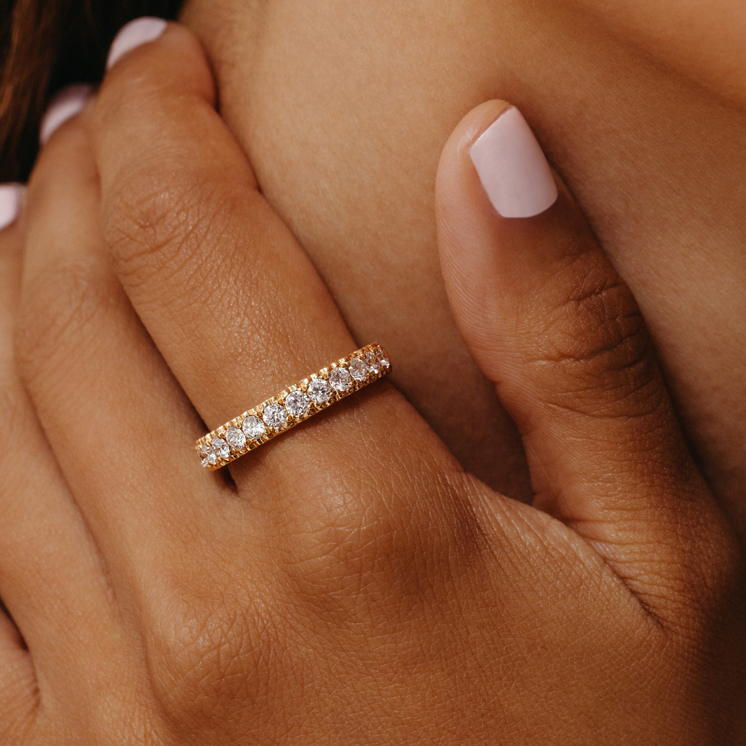 Fine diamond deals band