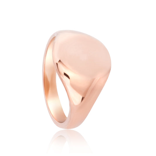 Chelsea Rose Gold Signet Ring