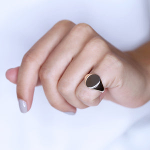 Chelsea Yellow Gold Signet Ring