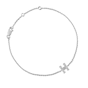 Pre Order Diamond Letter Monogram Bracelet