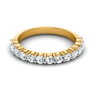 Grace Diamond Eternity Ring Yellow Gold