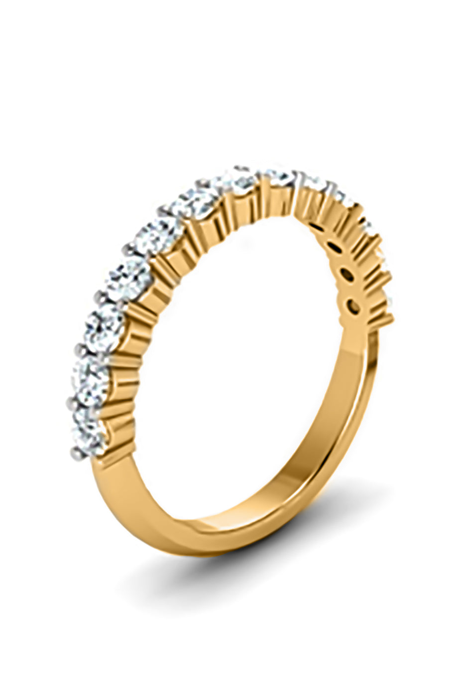 Grace Diamond Eternity Ring Yellow Gold