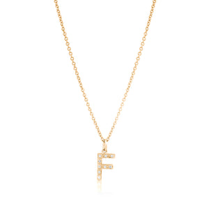 Grande Diamond Monogram Yellow Gold Necklace