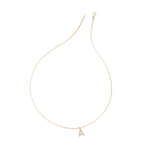 Grande Diamond Monogram Yellow Gold Necklace