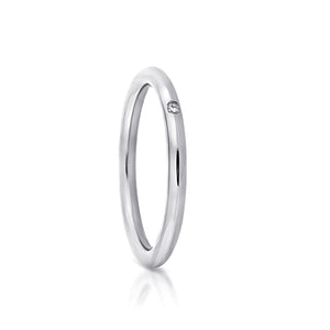 Little Darlings Diamonds Single Diamond White Gold Ring