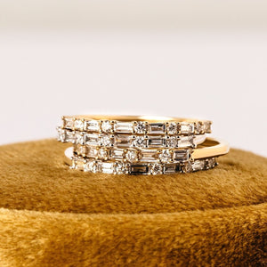 Nina Diamond Ring White Gold