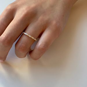 Nina Diamond Ring Yellow Gold