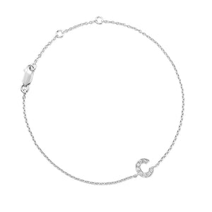 Pre Order Diamond Letter Monogram Bracelet
