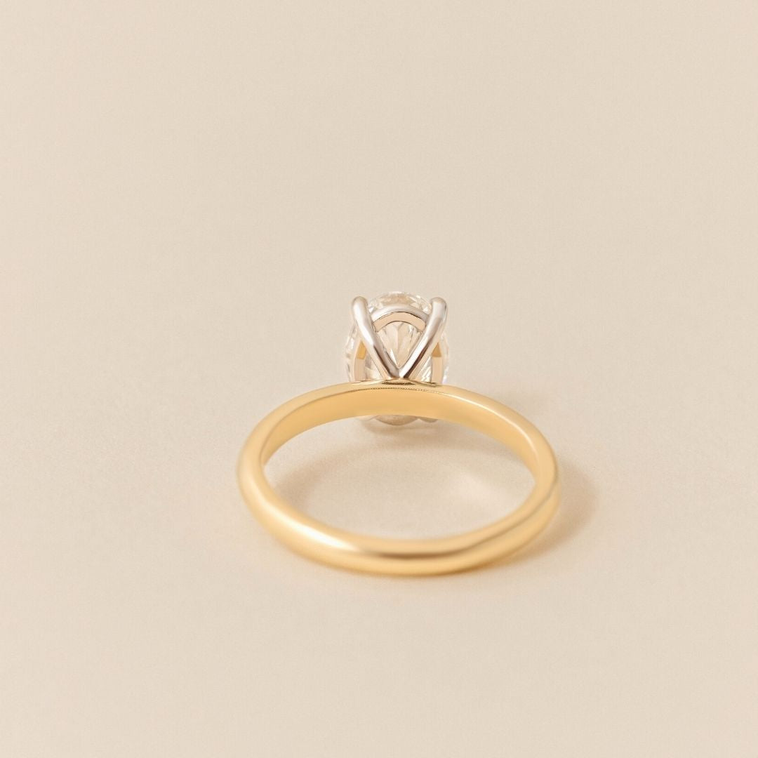 Ava Oval Diamond Engagement Ring - 2.00 carat Lab Grown Diamond