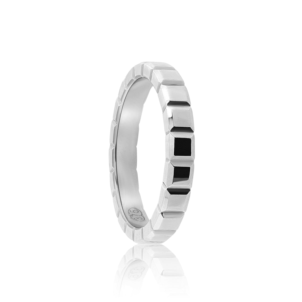 Beam White Gold Ring Band