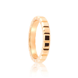 Beam Yellow Gold Ring Band