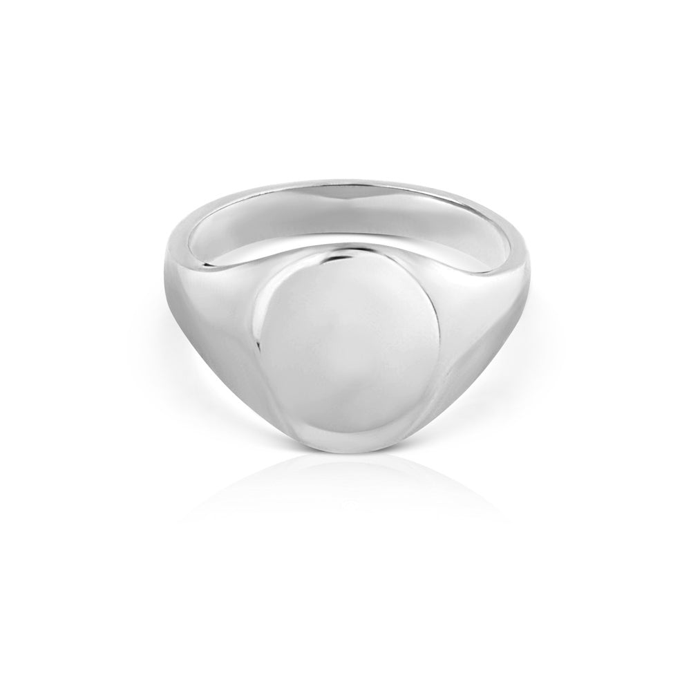Chelsea White Gold Signet Ring