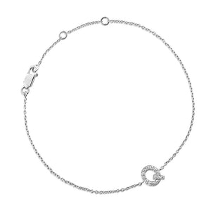 Pre Order Diamond Letter Monogram Bracelet