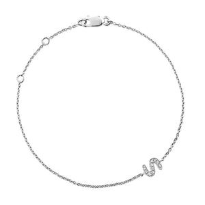 Pre Order Diamond Letter Monogram Bracelet
