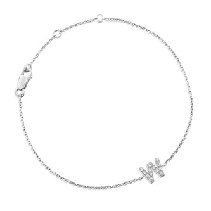 Pre Order Diamond Letter Monogram Bracelet
