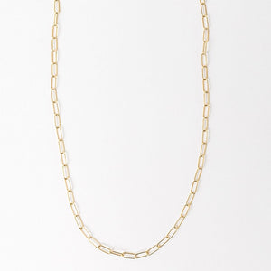 Caroline Cable Chain 18 Yellow Gold Necklace  - 60cm