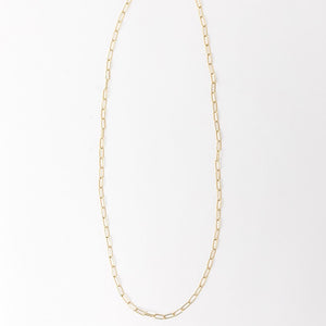 Caroline Cable Chain 18 Yellow Gold Necklace  - 60cm