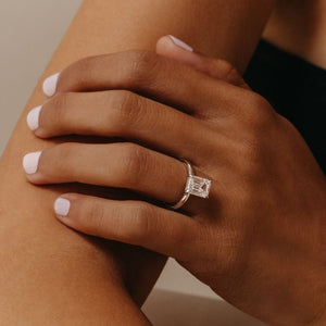 Dea Emerald Cut Diamond Engagement Ring - 2.00 carat Lab Grown Diamond 18ct Yellow or White Gold