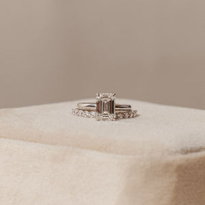 Dea Emerald Cut Diamond Engagement Ring - 2.00 carat Lab Grown Diamond 18ct Yellow or White Gold