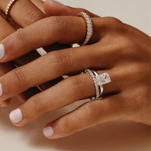 Dea Emerald Cut Diamond Engagement Ring - 2.00 carat Lab Grown Diamond 18ct Yellow or White Gold