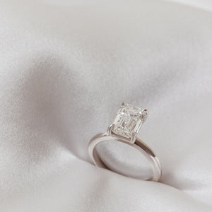 Dea Emerald Cut Diamond Engagement Ring - 2.00 carat Lab Grown Diamond 18ct Yellow or White Gold