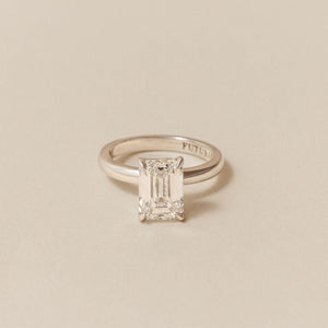 Dea Emerald Cut Diamond Engagement Ring - 2.00 carat Lab Grown Diamond 18ct Yellow or White Gold