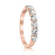 Belle Diamond Eternity Ring in Rose Gold