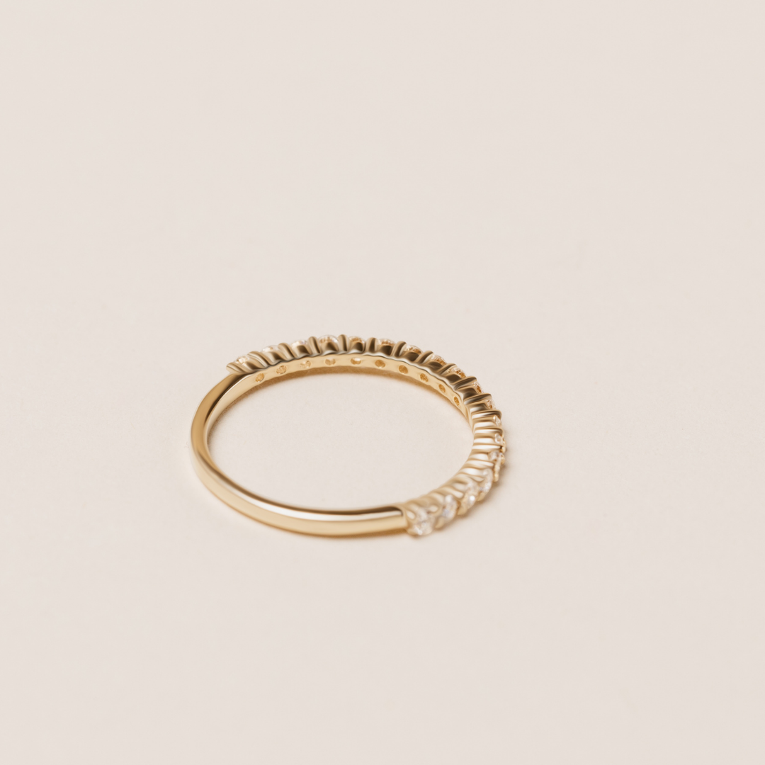 Isabella Diamond Ring - Lab Diamond Band 18ct Yellow Gold