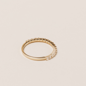 Isabella Diamond Ring - Lab Diamond Band 18ct Yellow Gold