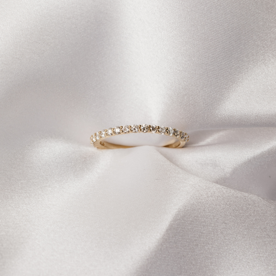 Isabella Diamond Ring - Lab Diamond Band 18ct Yellow Gold