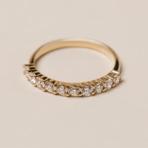 Karine Diamond Ring - Lab Diamond Band 18ct Yellow Gold