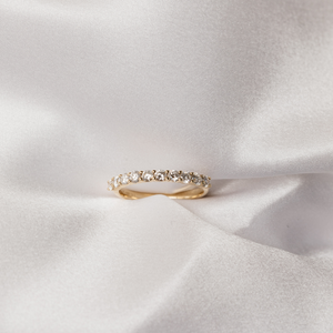 Karine Diamond Ring - Lab Diamond Band 18ct Yellow Gold