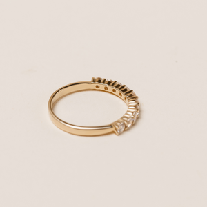 Karine Diamond Ring - Lab Diamond Band 18ct Yellow Gold