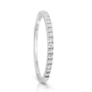 Infini Diamond Eternity Ring in White Gold