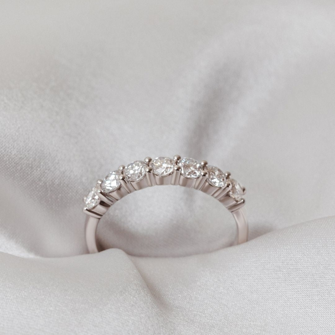 Marielle Diamond Ring - Lab Grown Diamond Band 18ct White Gold